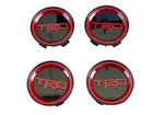 4X Wheel Hub Center Caps For Toyota Black And Red Tacoma Tundra Sequoia Trd New. Price: $59.97.