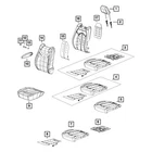 For Chrysler Pacifica 2021 Mopar 7BB45PD2AA Seat Back Cover New. Price: $494.34.