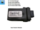 2C3T14C724AB 02-10 F250 Escape Ford Heated Seat Control Module Unit Used. Price: $49.00.