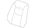 Genuine Gm Seat Back Cover 86804195 New. Price: $115.52.
