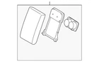 Genuine Nissan Armrest Assembly 88700-6MD0A New. Price: $718.02.
