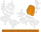 Chrysler Oem 17-18 Cherokee Front Components-seat Back Cover 5VF58DX9AD New. Price: $572.71.