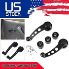 2X Black Billet Aluminum Window Crank Handle Hot Rod Chevy Ford Chrysler Us New. Price: $14.95.