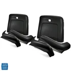1969-72 Gm Cars Bucket Seat Backs & Aprons Black Molded Plastic Chrome 6PC Kit New. Price: $218.99.