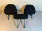 2014-2019 Nissan Rogue Rear Back Seat Head Rests Set Of 3 Black Suede Oem Lkq Used. Price: $100.00.