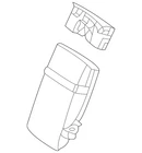 Genuine Mercedes-benz Seat Armrest 205-970-02-01-8V56 New. Price: $706.50.