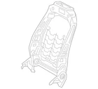 Genuine Mercedes-benz Backrest Frame 000-910-47-05 New. Price: $367.73.
