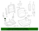 Ford Crown Victoria Seat Recliner Adjustment Handle, Left F8AZ5461199-AAC New. Price: $15.00.