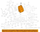Gm Oem 19-23 Sierra 1500 Passenger Components-seat Back Pad 84462131 New. Price: $143.52.