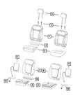 Genuine Mopar Front Seat Back Cover Left 6DC84LXHAA New. Price: $401.10.