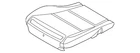 Genuine Nissan Seat Cushion Pad 87361-9BU1A New. Price: $376.90.
