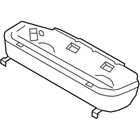 Genuine Bmw Seat Carrier, Rear 52-20-7-315-122 New. Price: $502.94.
