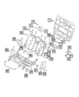 Genuine Mopar Seat Shield 68275700AA New. Price: $61.07.