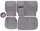For 2001 2002 2003 2004 Toyota Sequoia Rear Seat Replacement Cover Leather Gray New. Price: $197.99.