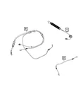 Genuine Mopar Cable Right 68143984AA New. Price: $58.01.