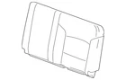Genuine Gm Dark Ash Gray Rear Driver Side Seat Back Cushion Cover 22944313 New. Price: $169.02.