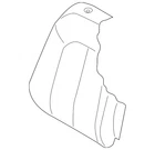 Genuine Audi Seat Back Cover 4K0-881-808-AM-SLI New. Price: $1559.41.