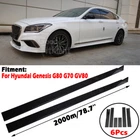For Hyundai Genesis G80 G70 GV80 Black Side Skirt Lip Splitter Rocker Panel 79'' New. Price: $69.36.
