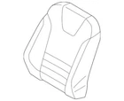 Genuine Ford Escape 2016 Right Side Seat Cushion Cover ASSEMBLYFJ5Z-7864417-AA New. Price: $137.69.