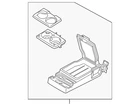 Genuine Ford Armrest Assembly DP5Z-5467112-DA New. Price: $143.72.