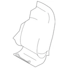 Genuine Nissan Seat Back Cushion Cover 87670-9KN0A New. Price: $271.37.