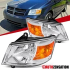 Fit 2008-2010 Dodge Grand Caravan Headlights Lamps Assembly Left+right 09 New. Price: $85.99.