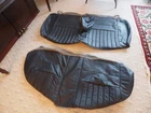 1980-89 Lincoln Town Car Rear Seat Cover Upper Lower Black Leather Nos New. Price: $210.00.