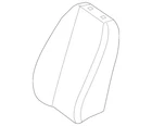 Genuine Mercedes-benz Seat Back Cushion Cover 9079104801649K49 New. Price: $379.53.
