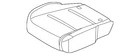 Genuine Nissan Seat Cushion Pad 87361-5MP1A New. Price: $220.40.