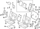 Genuine Nissan Seat Cushion Pad 88361-6TA1A New. Price: $156.07.