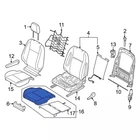 Oem New 20-25 Ford Transit Van Front Seat Bottom Foam Cushion Pad Lh Driver Side. Price: $165.00.