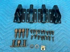 Mercedes G500 G55 Rear Seat Mounting Hinges Brackets W/ Bolts 4PC Set 02-05 Oem Used. Price: $170.00.