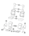 Genuine Mopar Front Seat Back Cover Left 6XU60U00AA New. Price: $390.12.