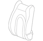 Genuine Mopar Seat Back Cover 6EC33PL5AB New. Price: $208.99.