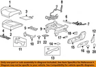 Gm Oem 07-17 Acadia Limited Seat Components-front Cover 15901161 New. Price: $48.09.