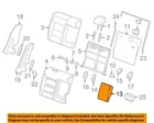Gm Oem 2019 Cruze Seats Tracks Rear Components-armrest Cover 42619840 New. Price: $45.51.