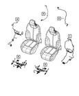 Genuine Mopar Seat Cushion Wiring 68379911AF New. Price: $61.35.