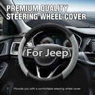 For Jeep Car Steering Wheel Cover Suv Truck Sport Grip Nappa Leather Anti-skid New. Price: $21.84.