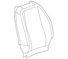 Genuine Gm Light Titanium Passenger Seat Back Cushion Cover 22869373 New. Price: $79.45.