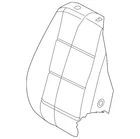 Genuine Volkswagen Seat Back Cover 5NN-881-806-BT-YNA New. Price: $516.83.
