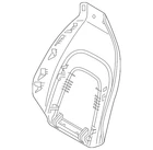 Genuine Audi Seat Back Panel 8S0-881-969-L-24A New. Price: $217.53.
