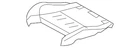 Genuine Bmw Seat Cushion Pad 52-10-7-118-419 New. Price: $278.92.