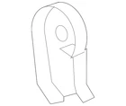 Genuine Gm 2002-2003 Rendezvous Seat Hinge Cover 88949661 New. Price: $13.84.