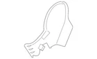 Genuine Ford Side Trim DT1Z-5862186-FA New. Price: $64.79.