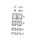 Genuine Mopar Rear Seat Back Cover Right 7GL46WT3AD New. Price: $186.00.