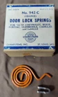 Door Lock Spring & Keeper For 1934-37 Buick Chevy Caddy Olds Pont Champ 942C New. Price: $12.50.
