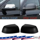2X Matte Black Side Mirror Cover Cap Replacement For Toyota Tundra Sequoia 07-19 New. Price: $34.00.