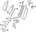 Genuine Mercedes-benz Armrest 214-970-44-00-9L19 New. Price: $319.80.