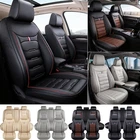 For Nissan Car Seat 5 Full Set Faux Leather Cushion Covers Front Rear New. Price: $82.89.