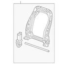 Genuine Gm Front Seat Back Frame 13578621 New. Price: $297.48.